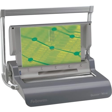 Fellowes Quasar Wire Binding Machine for Easy Document Binding