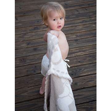 Soft Barefoot Dreams Baby Blanket - Cozy & Reversible