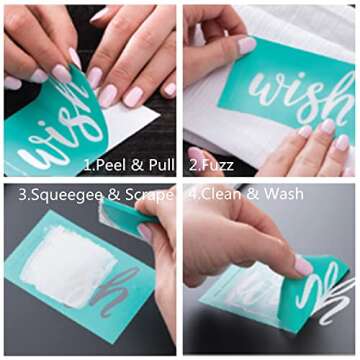 JAJADO Silk Screen Adhesive Stencils for DIY Crafts