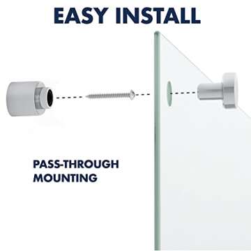 Quartet Whiteboard, Glass Dry Erase Board, Non-Magnetic, 8' x 4', Infinity Frameless Mounting, Frosted Surface, Accessory Tray and 1 Dry Erase Marker (G9648F)