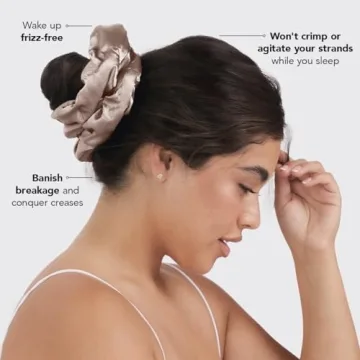 Kitsch Satin Hair Scrunchies for No-Damage Styling