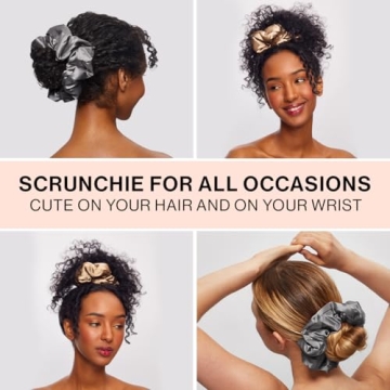 Kitsch Satin Hair Scrunchies for No-Damage Styling