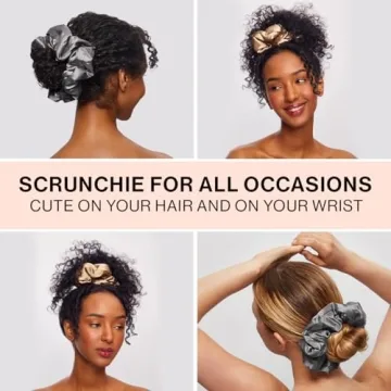 Kitsch Satin Hair Scrunchies for No-Damage Styling