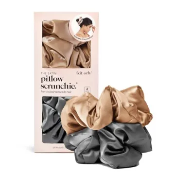 Kitsch Satin Hair Scrunchies for No-Damage Styling