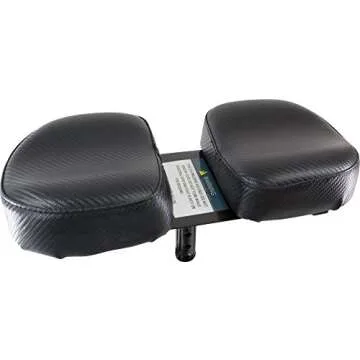 Roscoe Medical Knee Walker Scooter for Adults, Foldable Leg Scooter for Broken Foot, All Terrain Adjustable Knee Crutch Scooter, White