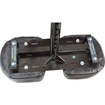 Roscoe Medical Knee Walker Scooter for Adults, Foldable Leg Scooter for Broken Foot, All Terrain Adjustable Knee Crutch Scooter, White