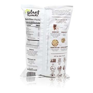 Plant Snacks Super Seed Mix Cassava Root Chips, Vegan, Big-8 Allergen Free, Non-GMO Project Verified, Gluten Free, Grain Free, No Added Sugar, 5 oz Bags, Pack of 3