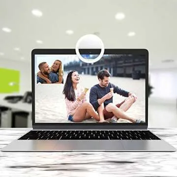 Selfie Ring Light,Selfie LED Camera Light with 36 LED,Nacycase LED Selfie Ring Light for Phone Camera Photography Video