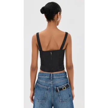 Lioness Black Passe Corset with Adjustable Straps