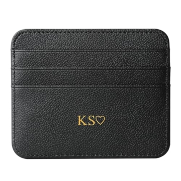 ZIPULIS Personalized Initials Wallet | Stylish RFID Blocker, Slim Design
