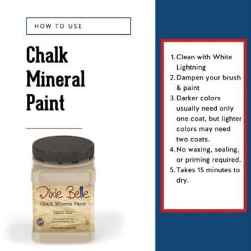 Dixie Belle Chalk Paint Sand Bar 32oz Beautiful DIY Solution