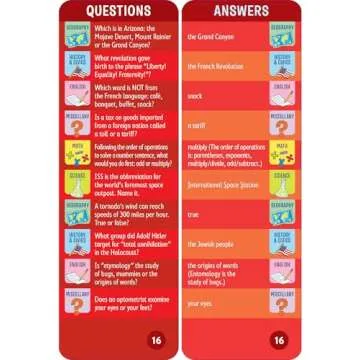 Brain Quest 6th Grade Smart Cards Fun Learning Experience