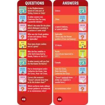 Brain Quest 6th Grade Smart Cards Fun Learning Experience