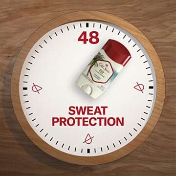 Old Spice Antiperspirant Deodorant for Men - 48H Sweat & Odor Protection, Fiji Scent - Pack of 2