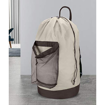 Dalykate Laundry Bag with Adjustable Straps for College