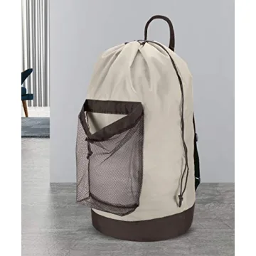 Dalykate Laundry Bag with Adjustable Straps for College