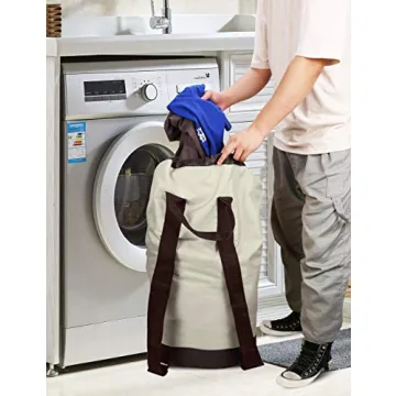 Dalykate Laundry Bag with Adjustable Straps for College