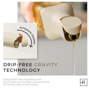 Stylish Drip-Free Oil Dispenser Set for Kitchen Use
