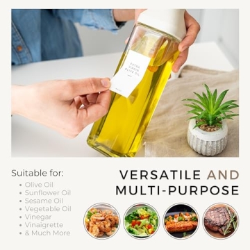 Stylish Drip-Free Oil Dispenser Set for Kitchen Use