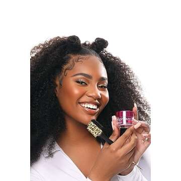 KISS Colors & Care 3-in-1 Professional Edge Styler Plus with Case - Slip-Free Rubber Grip, 100% Boar...