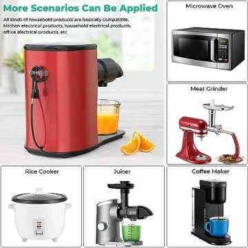 Cord Organizer for Appliances | Kitchen Gadgets, Cord Organizer for kitchenaid Stand Mixers,Coffee Maker, Pressure Cooker, Air Fryer,Kitchen Accessories,8 Pcs