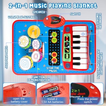 Musical Mat Toys for Kids Age 1-5