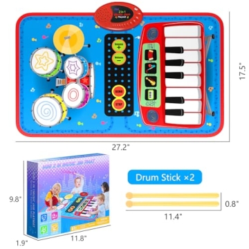 Musical Mat Toys for Kids Age 1-5