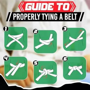 Premium White Jiu Jitsu Belt for Women and Men - 220cm Martial Arts Gear