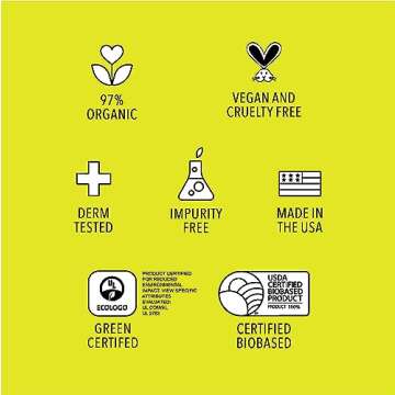 Lemyn Organics Medical Grade Hand Sanitizer Gel - 97% ORGANIC - 8 FL.OZ. with PUMP (PACK OF 4)