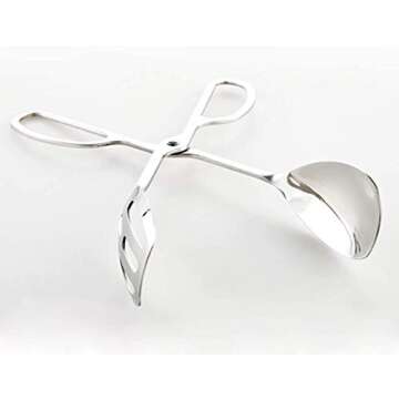 KEBE 2-PACK Serving Tongs for Buffet Party Catering, Thickening Food Serving Salad Cake Bread Kitche...