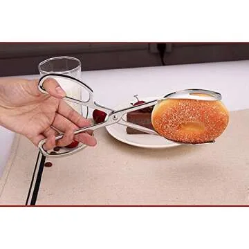 KEBE Stylish Stainless Steel Serving Tongs for Every Occasion