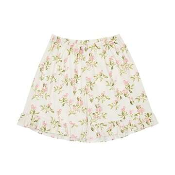 ULLALA Pajamas for Women 40'S Cherish Sleeveless Two-Piece Cream Vintage Soft Sleepwear 2Piece one Size Cotton