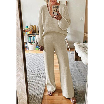 Stylish Viottiset Women's 2 Piece Sweater Set