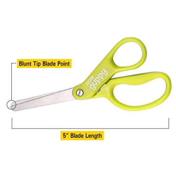 Stanley 5” Kids Scissors - Safe & Ergonomic Cutting