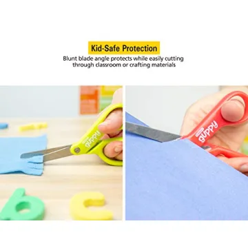 Stanley 5” Kids Scissors - Safe & Ergonomic Cutting