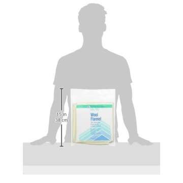 Home Health Wool Flannel for Castor Oil Packs - Eco-Friendly