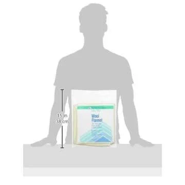 Home Health Wool Flannel for Castor Oil Packs - Eco-Friendly