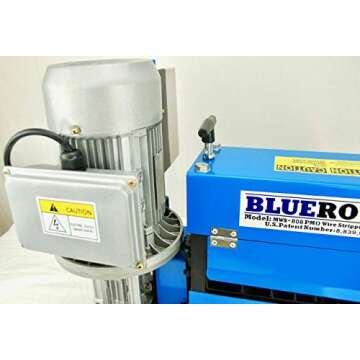 BLUEROCK Tools Model MWS-808PMO Wire Stripping Machine Copper Cable Stripper
