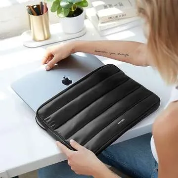 Stylish Vandel Puffer Laptop Sleeve for 13-14 Inch Laptops
