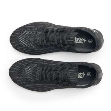 Rebel Athletic Revolt Cheer Shoe, Black, 1 Big Kid