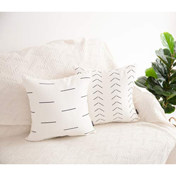 HOMFINER Decorative Throw Pillow Covers Set of 6 Designs