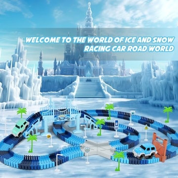 269 PCS Flexible Racing Track Set for Kids