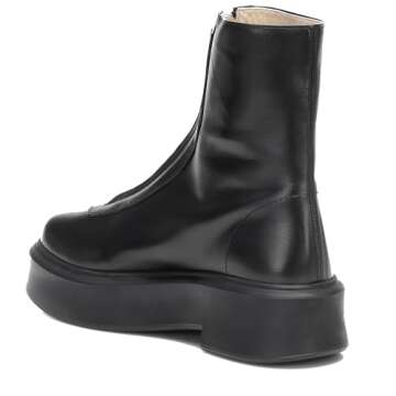 Riekhany Women Suede Platform Ankle Boots Round Toe Comfortable Chelsea Boots Casual Chunky Low Heel Short Boots with Front Zipper