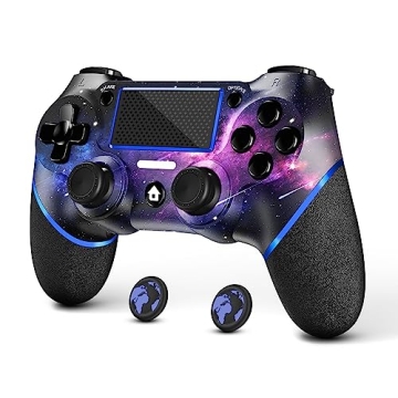 AceGamer Wireless PS4 Controller with Galaxy Design