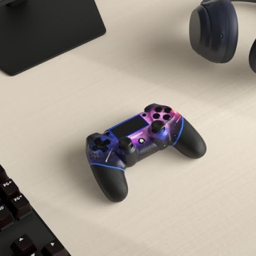 AceGamer Wireless PS4 Controller with Galaxy Design