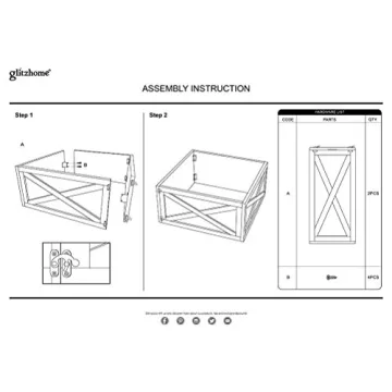 Glitzhome 26" Red Wooden Christmas Tree Collar - Elegant Decor