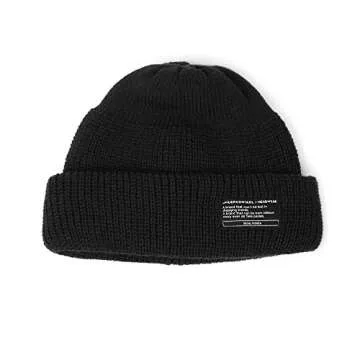 UNDERCONTROL Winter Trawler Fisherman Beanie Men Women Unisex Stylish Plain Docker Skull Hat Roll up Watch Cap Color Pack