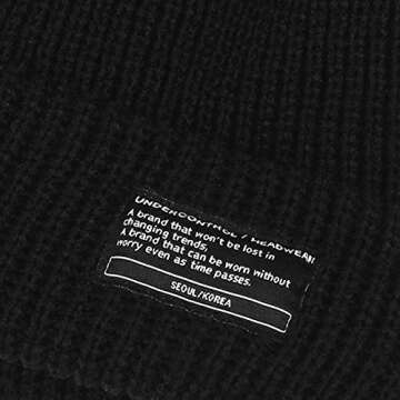 UNDERCONTROL Winter Trawler Fisherman Beanie Men Women Unisex Stylish Plain Docker Skull Hat Roll up Watch Cap Color Pack