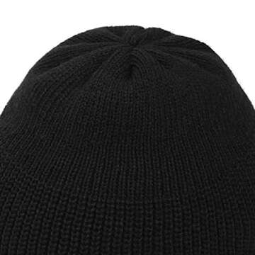 UNDERCONTROL Winter Trawler Fisherman Beanie Men Women Unisex Stylish Plain Docker Skull Hat Roll up Watch Cap Color Pack