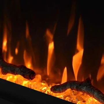 Ultra-Thin 50 inch Electric Fireplace Perfect for Any Space